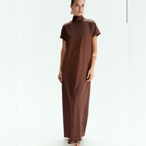 H&M LIMITED EDITION SCARF-DETAIL MAXI DRESS